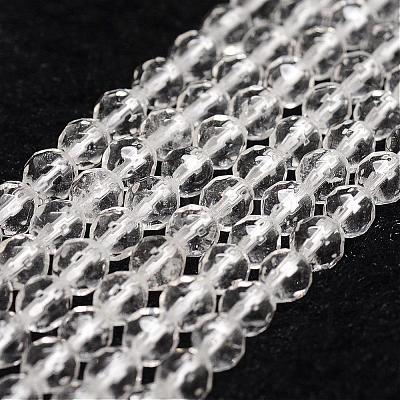 Natural Quartz Crystal Beads Strands G-D840-11-4mm-1