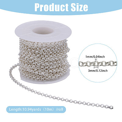 10m Iron Rolo Chains CH-CA0001-05S-1