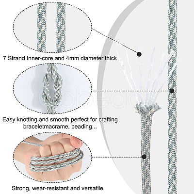 50M 7 Inner Cores Polyester & Spandex Cord Ropes RCP-SP0001-01C-1