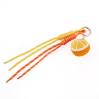 Polyester Pendant Keychains KEYC-TADJ0001-06C-1