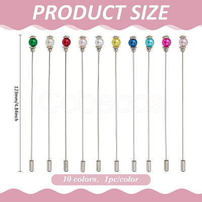 10Pcs Brass Brooches JEWB-PH01291-1