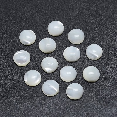 Shell Cabochons X-SSHEL-P015-61-6mm-1