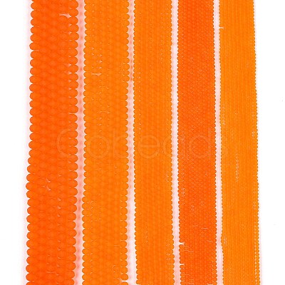 Transparent Glass Beads Strands X-EGLA-A044-T8mm-MD25-1