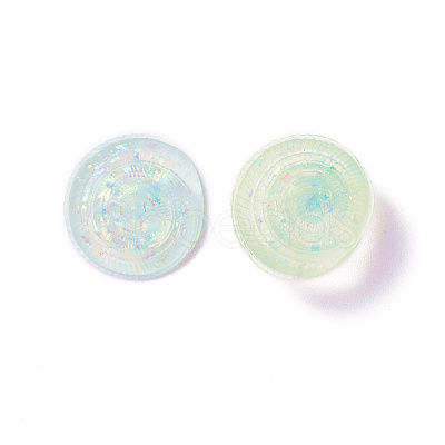 Transparent Epoxy Resin Cabochons CRES-T020-09A-1