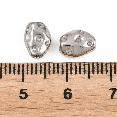 Irregular 304 Stainless Steel Beads STAS-D394-03I-P-1