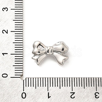 Bowknot Alloy Beads FIND-H015-05P-1