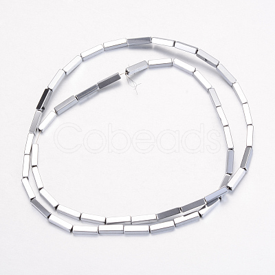 Electroplate Non-magnetic Synthetic Hematite Bead Strands G-Q467-05E-1