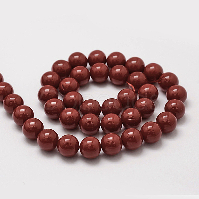 Shell Pearl Beads Strands BSHE-L026-01-12mm-1