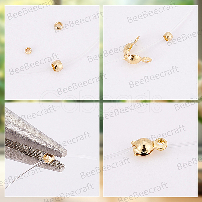 800Pcs 2 Colors 304 Stainless Steel Spacer Beads STAS-BBC0009-75C-1