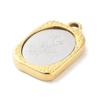 304 Stainless Steel Pendants STAS-F303-B06-1