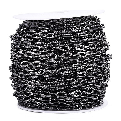 Aluminium Textured Cable Chains CHA-T001-38B-1