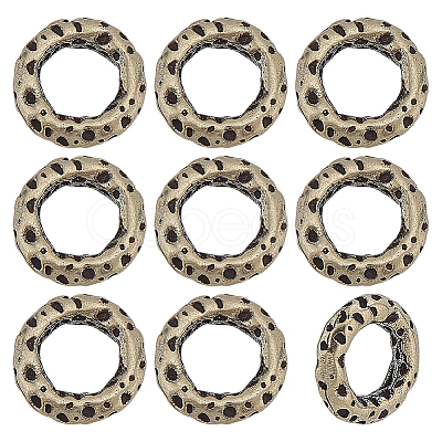 10Pcs Brass Linking Rings KK-PH0014-32AS-1