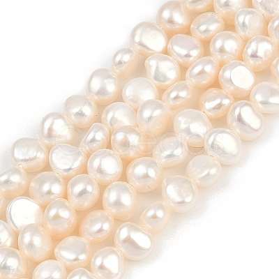 Natural Cultured Freshwater Pearl Beads Strands PEAR-P064-19E-12A-1