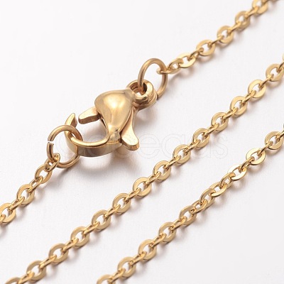 Ion Plating(IP) 304 Stainless Steel Necklace X-MAK-K004-17G-1