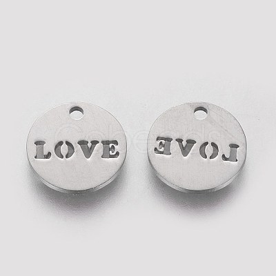 Non-Tarnish 304 Stainless Steel Charms LS-STAS-Q201-T052-1
