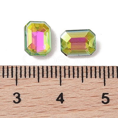 Glass Rhinestone Cabochons RGLA-L029-03B-VRLA-1
