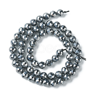 Terahertz Stone Beads Strands G-F748-Q01-1