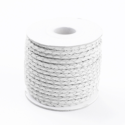 Round Braided Cowhide Cords WL-L009-01Y-1