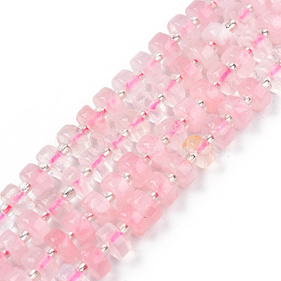 Natural Rose Quartz Beads Strands G-N327-07J-1