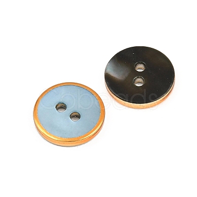 Golden Edge Naturl Black Lip Shell Button SH-CBA0ED6-01D-1