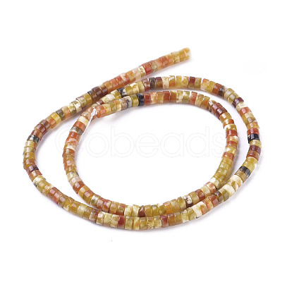 Natural Dragon Blood Jade Beads Strands G-D0017-07-1