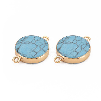 Natural Mixed Stone Connector Charms G-N326-116-1