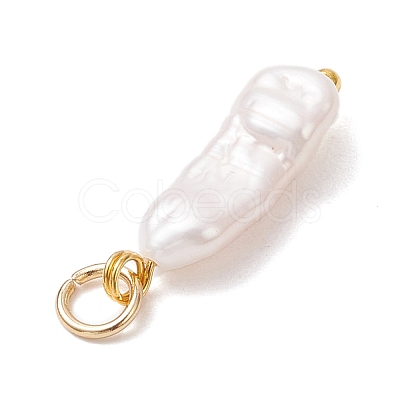 3Pcs 3 Colors Natural Keshi Pearl Pendants PALLOY-JF04239-1