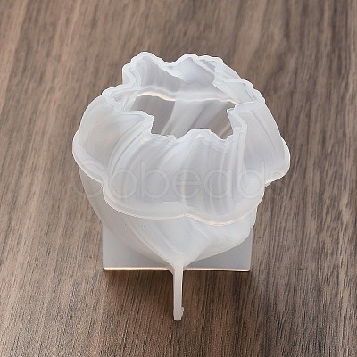 DIY Twist Teardrop Candle Silicone Molds DIY-G113-06A-1