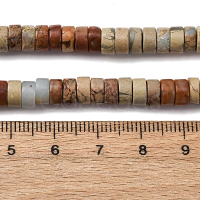 Natural Shoushan Stone Beads Strands G-L624-I10-3x6mm-1