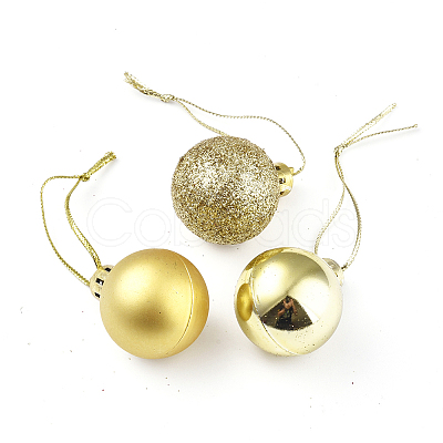 Christmas Ball Plastic Ornaments AJEW-CJC0001-61A-1