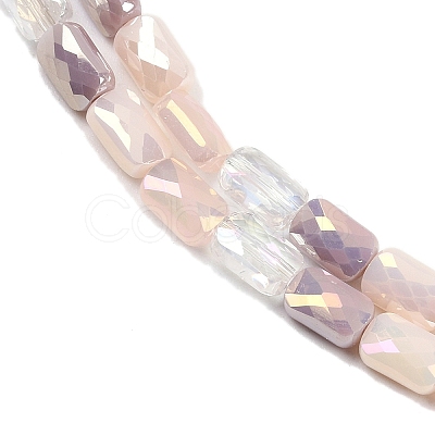 Electroplate Glass Beads Strands EGLA-D300-05-09-1