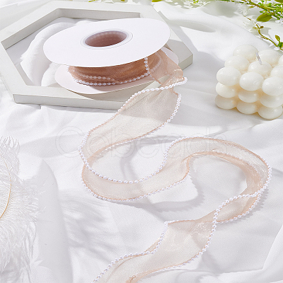 1Roll Polyester Lace Trim OCOR-LP0002-16C-1