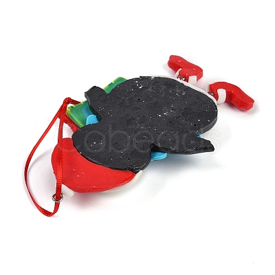 Christmas PVC Pendant Decorations HJEW-S003-03F-1