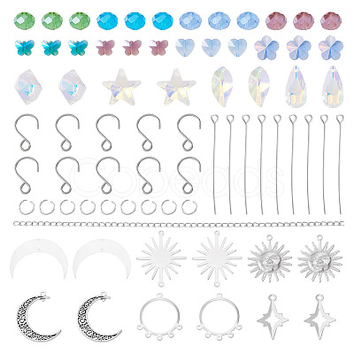 DIY Star Moon Suncatcher Making Kits DIY-TA0013-80-1