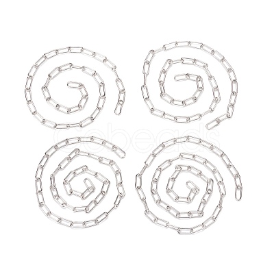 Unwelded Iron Paperclip Chains CH-FS0001-01S-1