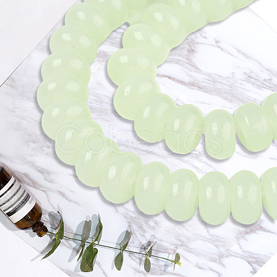 3 Strands Imitation Jade Glass Beads GLAA-PA0001-36B-05-1