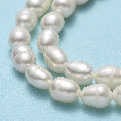 Natural Cultured Freshwater Pearl Beads Strands PEAR-J006-14C-01-1