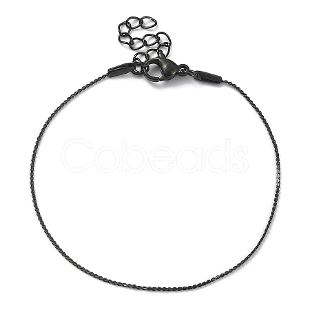 304 Stainless Steel Serpentine Chain Bracelets BJEW-D020-01EB-1