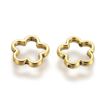 Tibetan Style Alloy Bead Frames GLF11215Y-NF-1