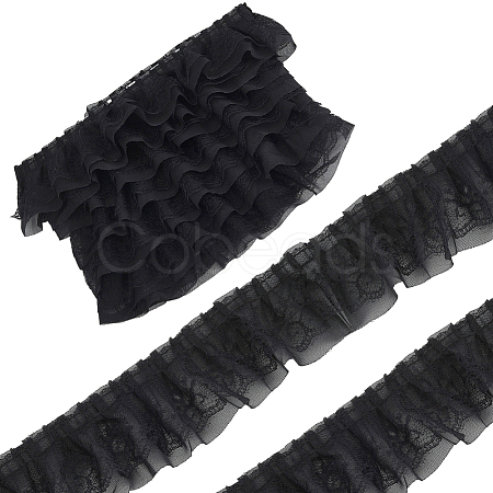 5 Yards Double Polyester Lace Trim for Sewing Decoration OCOR-GF0005-06D-1