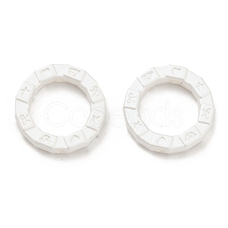 Matte Alloy Beads PALLOY-R145-14MS-1