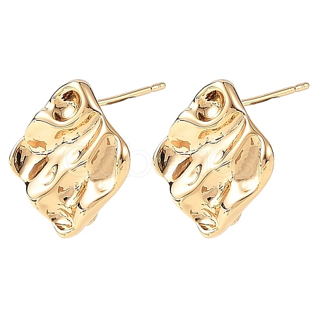 SHEGRACE Brass Stud Earring Findings XGRQ64318-872G-1