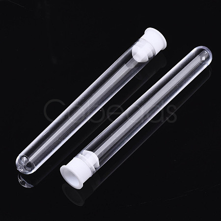 Clear Tube Plastic Bead Containers C065Y-02-1