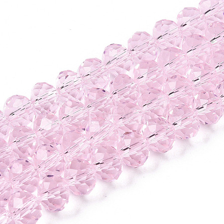 Glass Beads Strands EGLA-A044-T8mm-D10-1