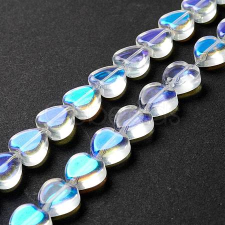 Transparent Glass Beads Strand GLAA-F112-03G-1