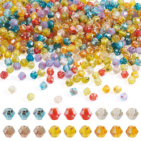 Picasso Baking Paint Glass Seed Beads SEED-TA0001-62M-1