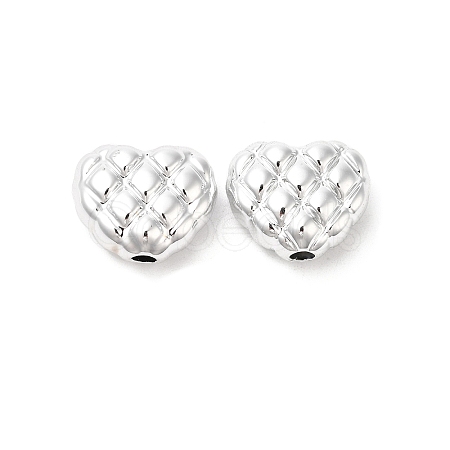 Plating CCB Plastic Waffle Beads X-PACR-C004-08P-1