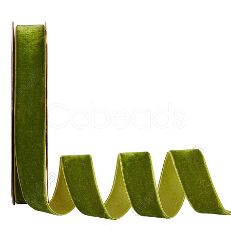 Velvet Ribbon SRIB-WH0075-07-1