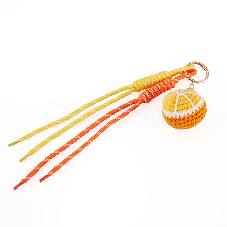 Polyester Pendant Keychains KEYC-TADJ0001-06C-1