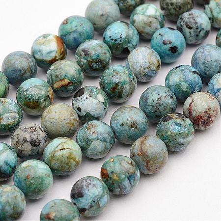 Natural Variscite Bead Strands G-P300-01-10mm-1